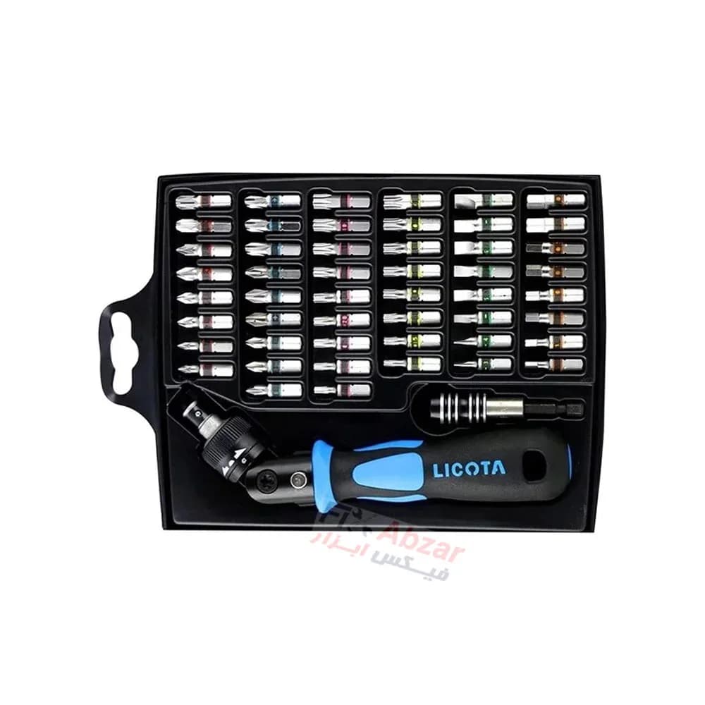 پیچ گوشتی تاشو و سری لیکوتا مدل ABD-BTCK02 درایو 1/4اینچ — تصویر ۳