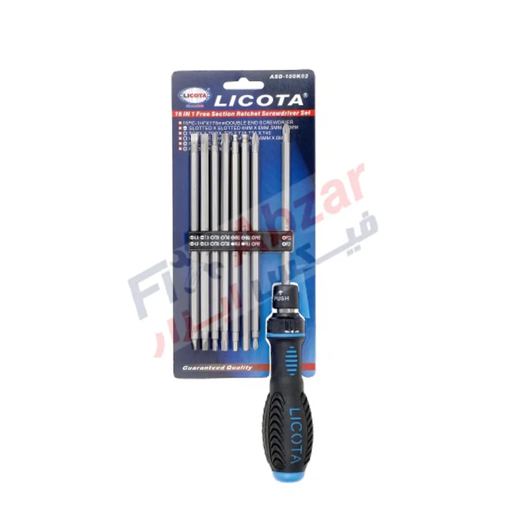 پیچ گوشتی لیکوتا مدل ASD-100K02 — تصویر ۲
