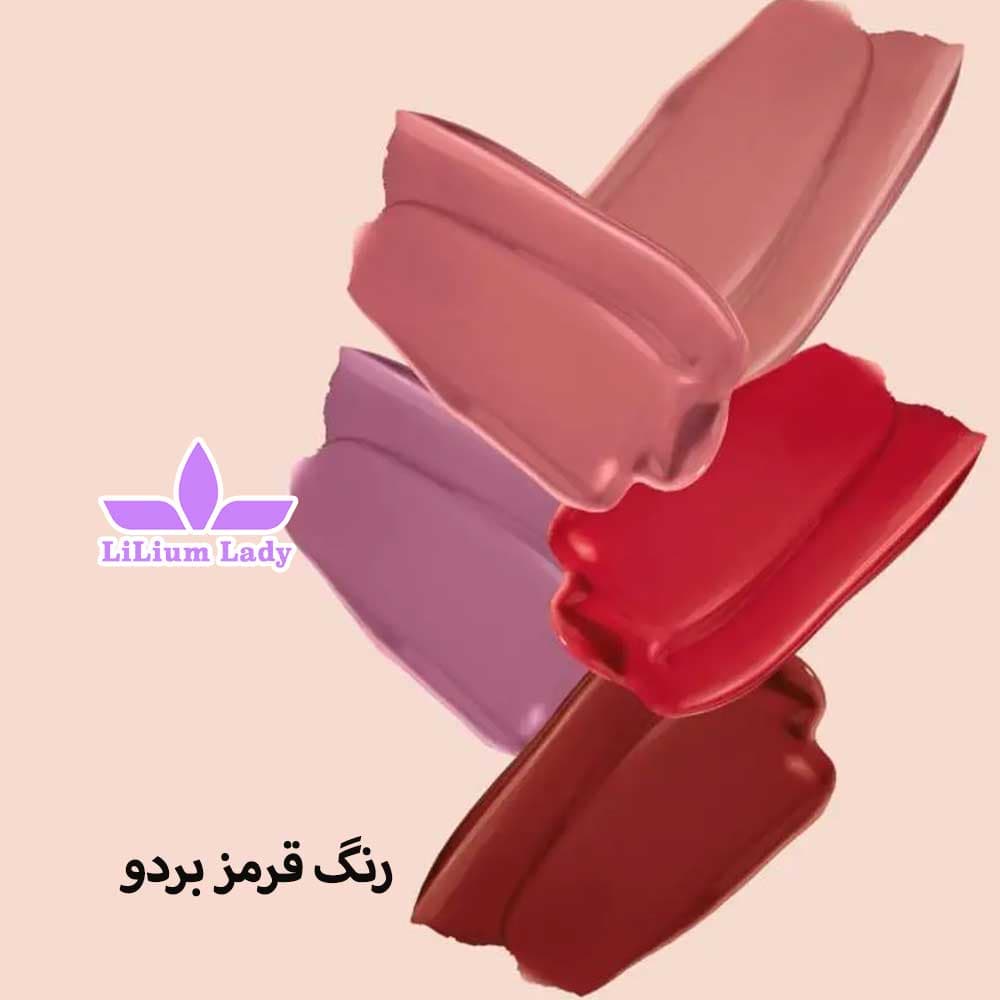 رژ لب مایع ایوروشه رنگ قرمز — تصویر ۹