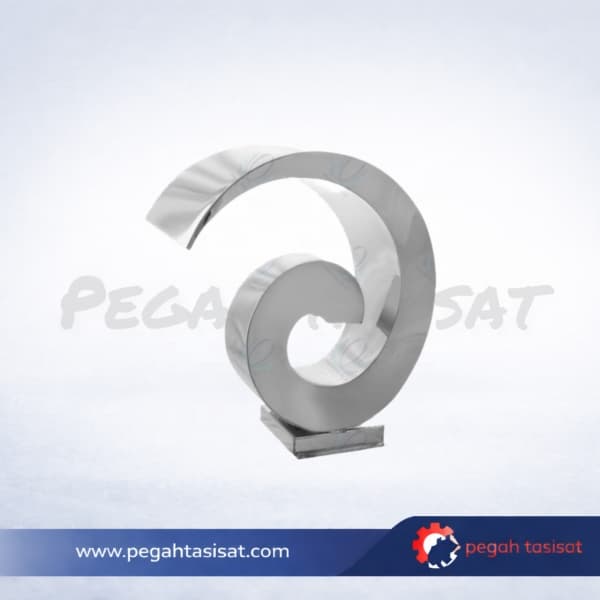 نازل کرتین استخری حلزونی استیل