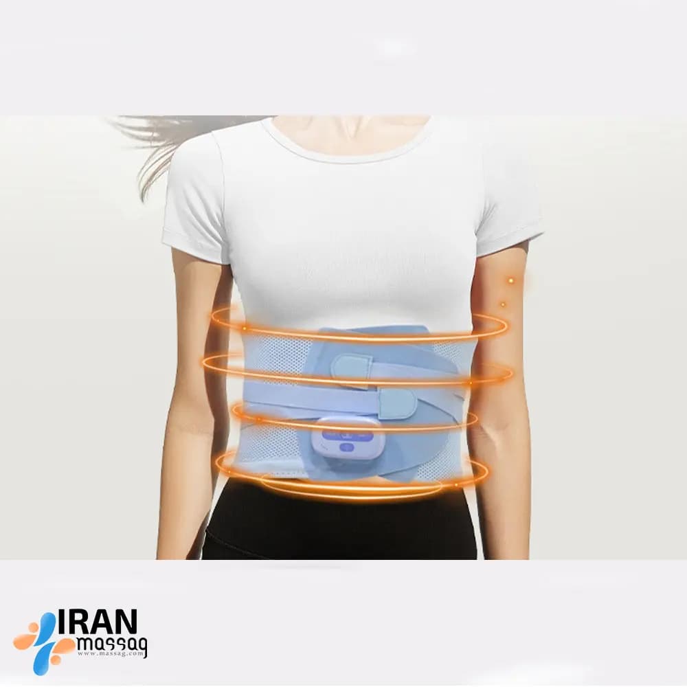 کمربند ماساژ هوشمند مدل ST-1208 برای تناسب اندام و درد کمر | دارای مادون قرمز، ویبره، EMS — تصویر ۱۱