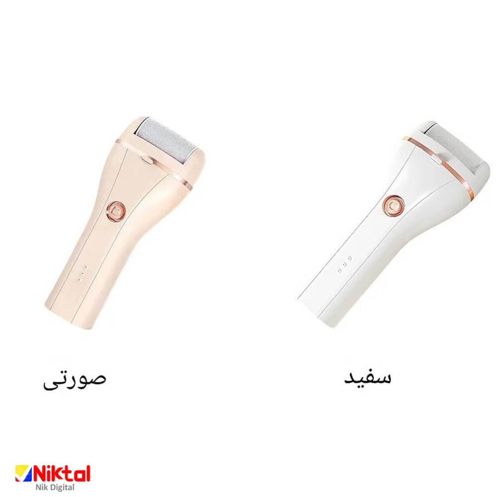 سنگ پا و دستگاه پدیکور برقی آیجویر MJQ-01 / 02 | با سری غلتکی حذف فوری پینه، ترک و خشکی پا — تصویر ۸
