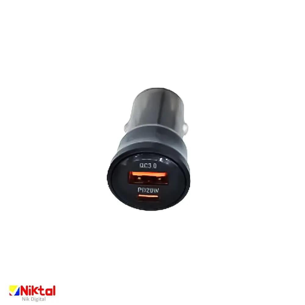 شارژر فندکی DADU DC-158 با توان 38 وات با کابل — تصویر ۴