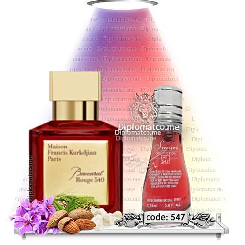 ادکلن باکارات رژ 540 اکستریت د پارفوم(اسمارت کد 547 – 15 میل) اورجینال