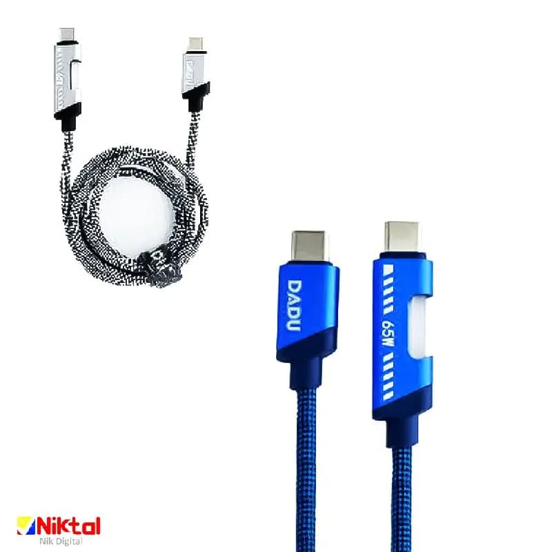 کابل فست شارژ DADU C-C DC-C183 با توان ۶۵ وات