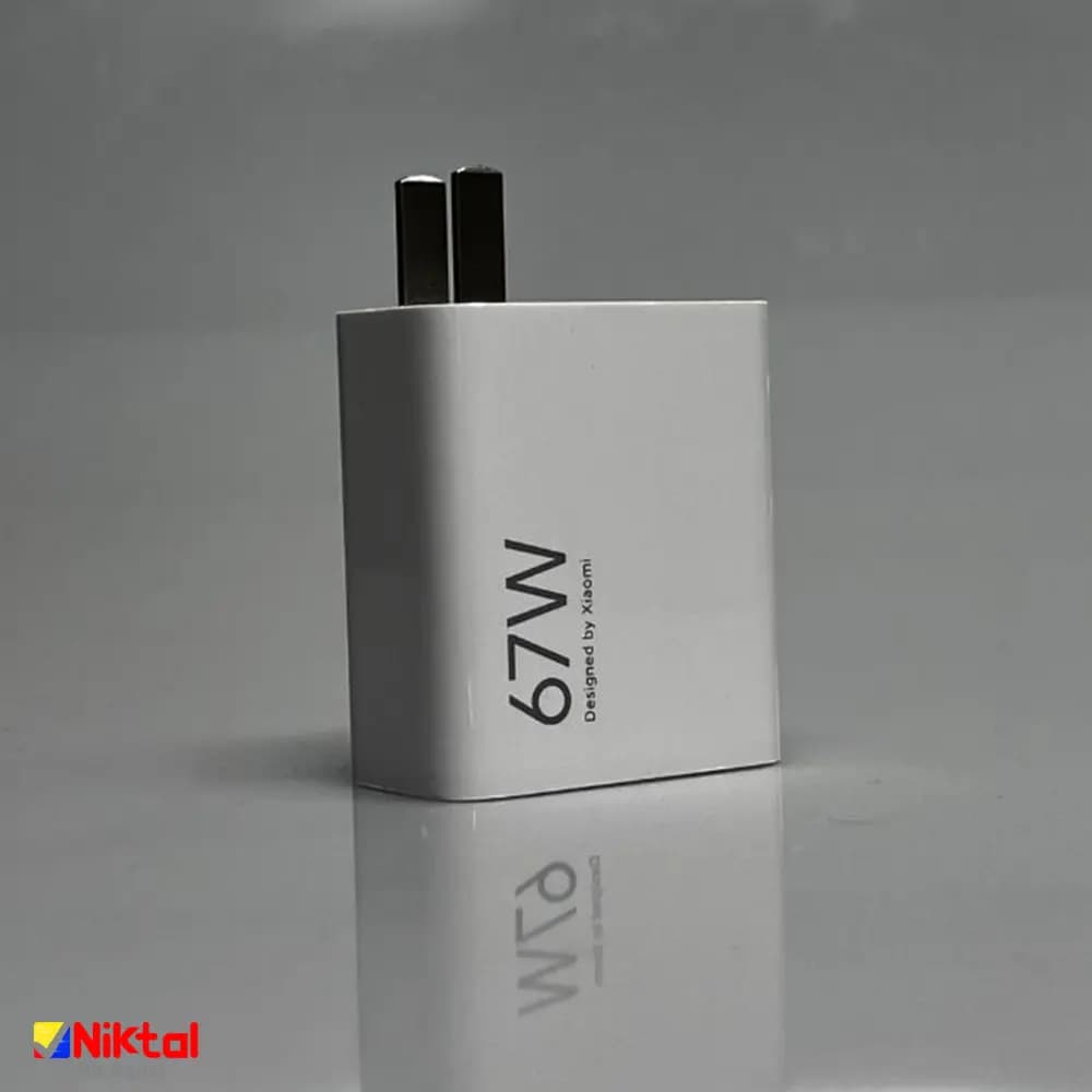 آداپتور فست شارژر اورجينال شيائومى 2pin بدون کابل US 67w — تصویر ۴