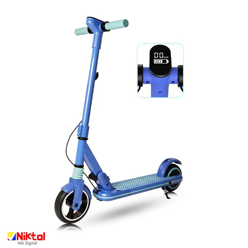 اسکوتر تاشو برقی کرونی مدل JL-019-01 با موتور 150 وات و حداکثر سرعت تا 12km/h — تصویر ۳