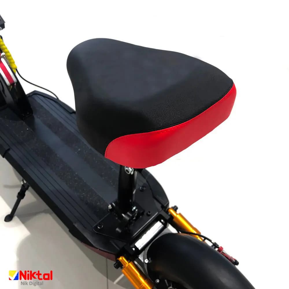 اسکوتر برقی تاشو کرونی مدل V10 plus موتور 1200 وات با حداکثر سرعت 68km/h، صندلی دار — تصویر ۹