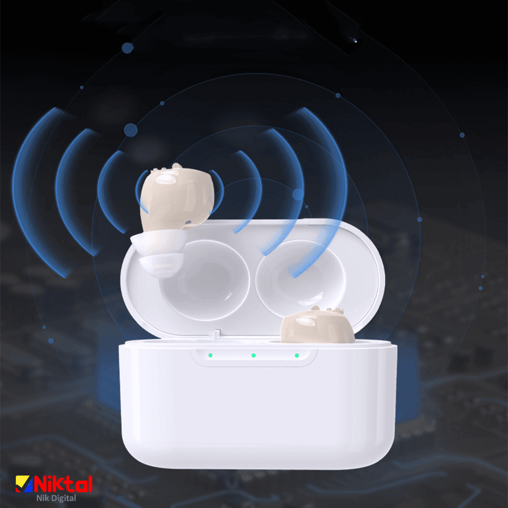 سمعک دو گوش دارای کیس شارژ آیجویر مدل GM-920T — تصویر ۷