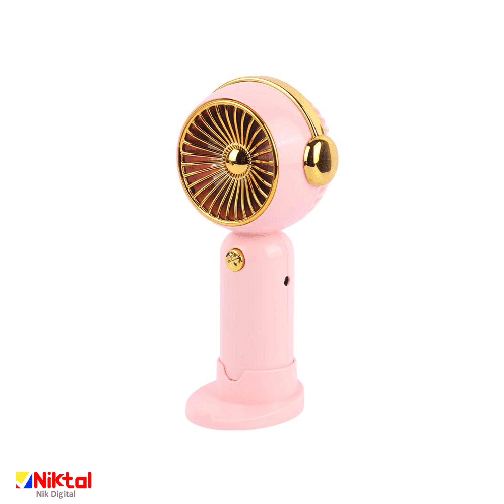 پنکه دستی شارژی مدل Mini Fan E68 | دارای باتری داخلی قابل شارژ