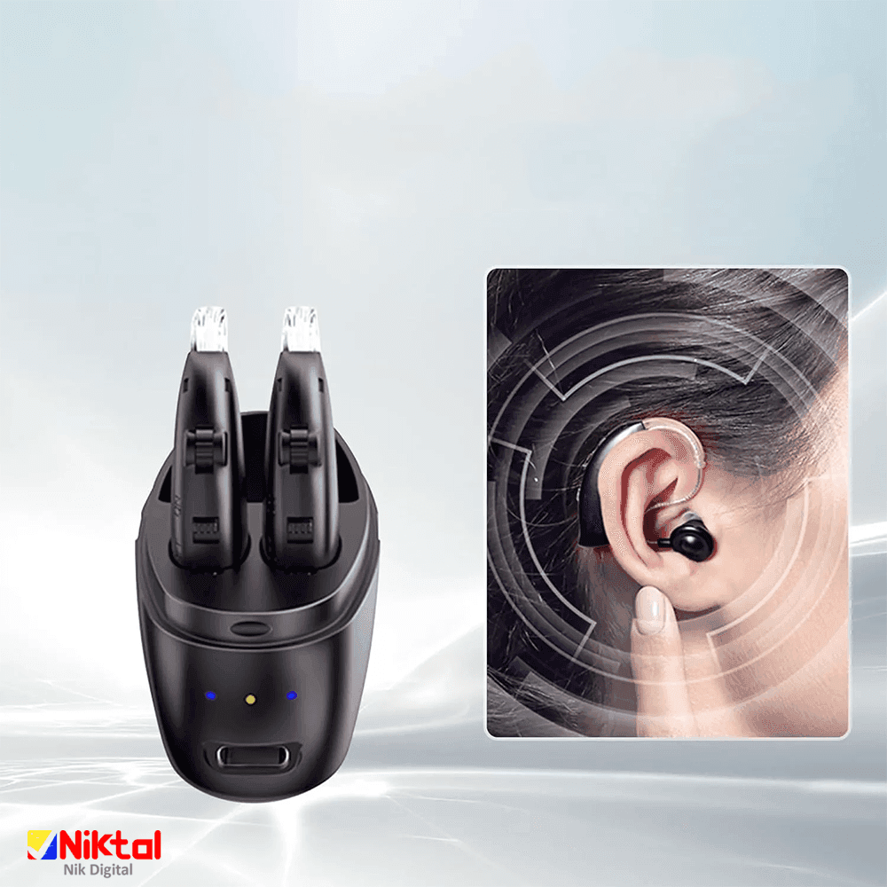 سمعک هوشمند آیجویر تک گوش و دو گوش GM360 دارای سه حالت کاهش نویز — تصویر ۶