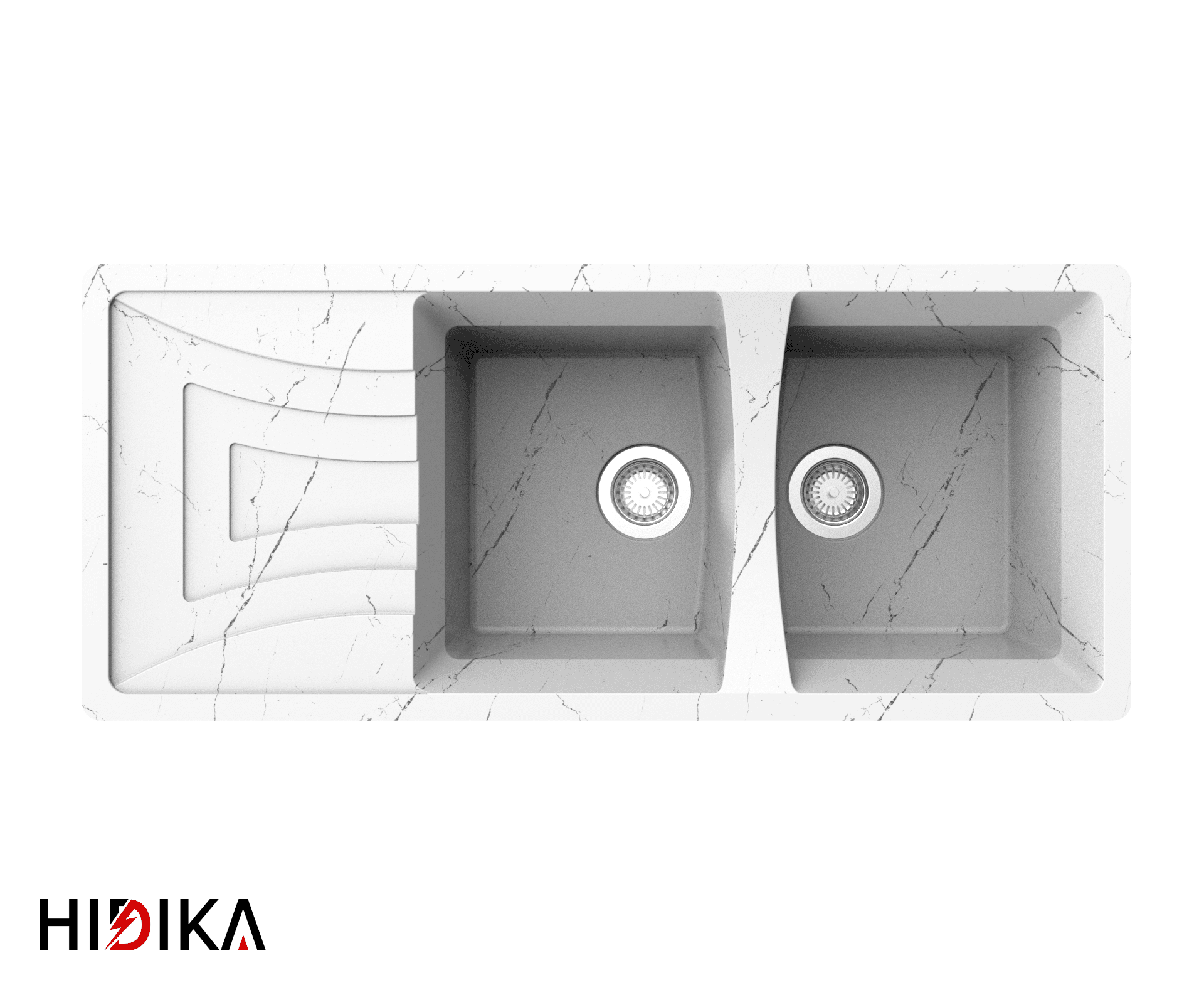 سینک گرانیتی هیدیکا (HIDIKA) مدل 202 – دارای 14 رنگ — تصویر ۳