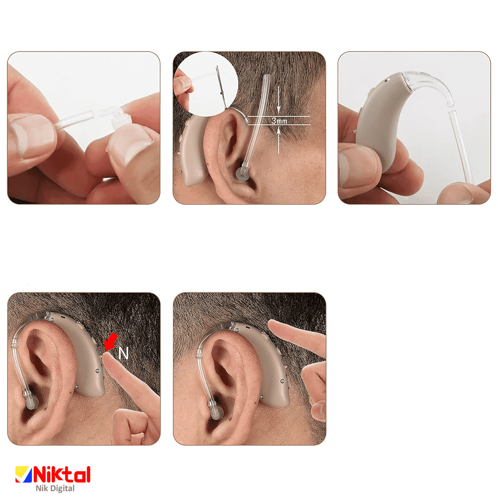 سمعک تک گوش آیجویر مدل GM360D AIR با تقویت صدای محیطی و کاهش نویز — تصویر ۳