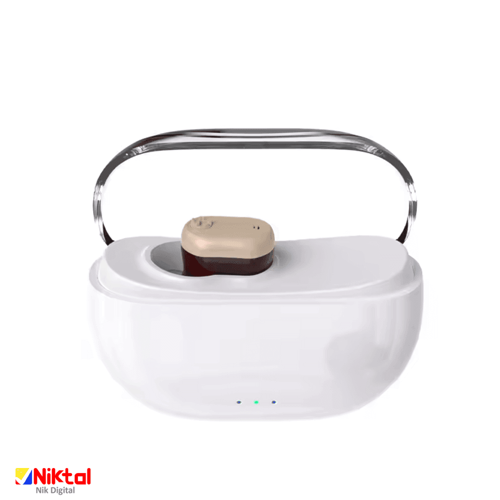سمعک نامرئی تک گوش آیجویر مدل GM952V دارای کیس شارژ