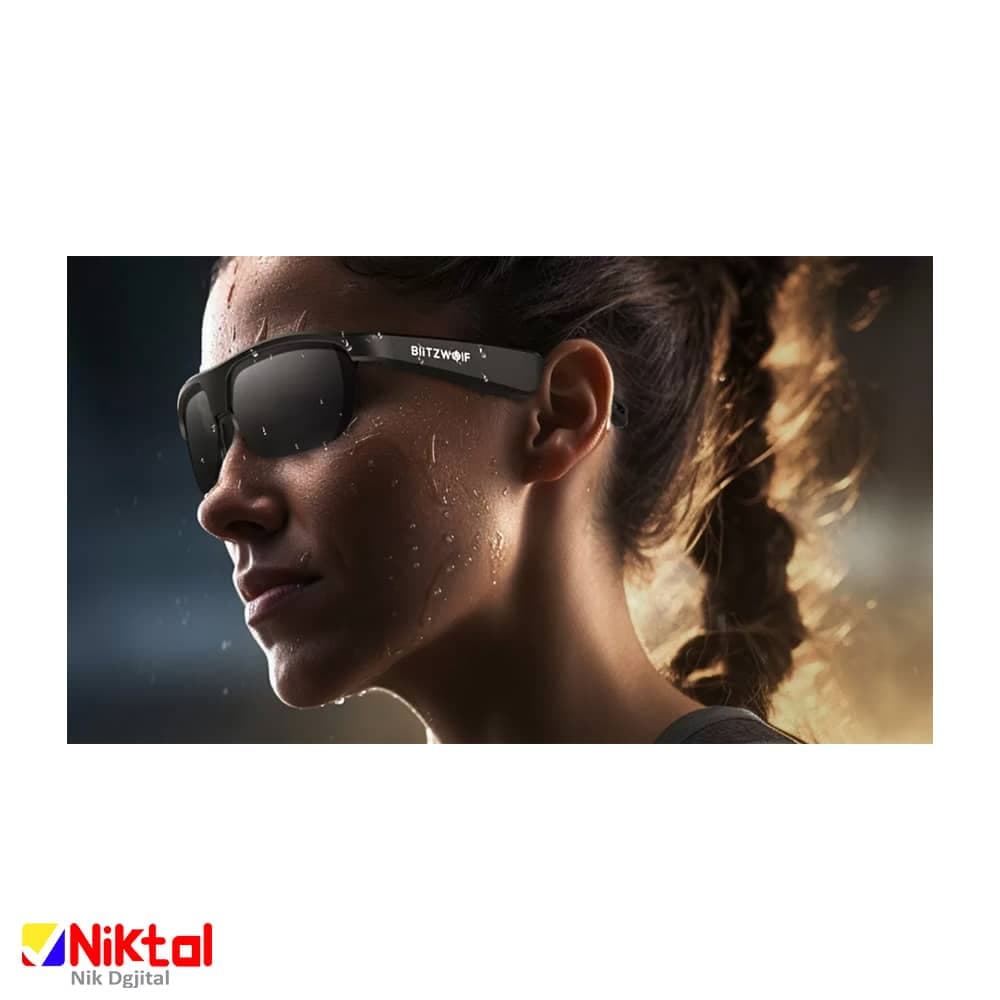 عینک آفتابی اسپیکردار مدل m6 pro | پلاریزه و UV دار با قابلیت پخش 5 ساعت موسیقی — تصویر ۳