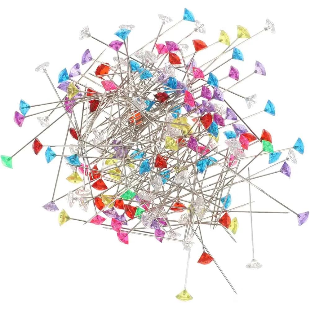 سوزن ته گرد مدل الماس رنگی بسته 50 عددی — تصویر ۵