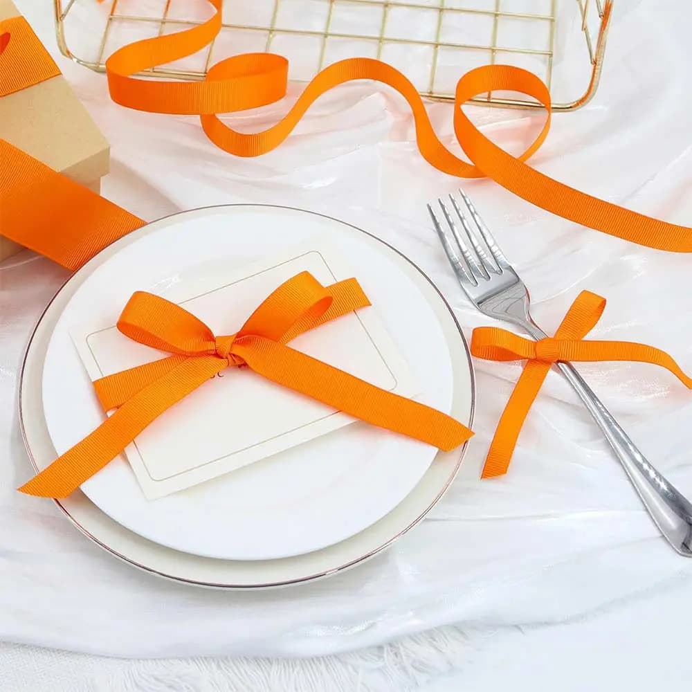 روبان گروگرن (گلو) 1 سانت با طول 20 یارد — تصویر ۳