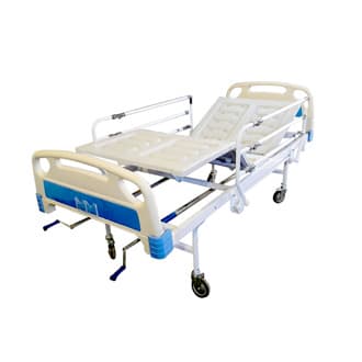 تخت بیمارستانی 3 شکن مکانیکی رویه ABS
