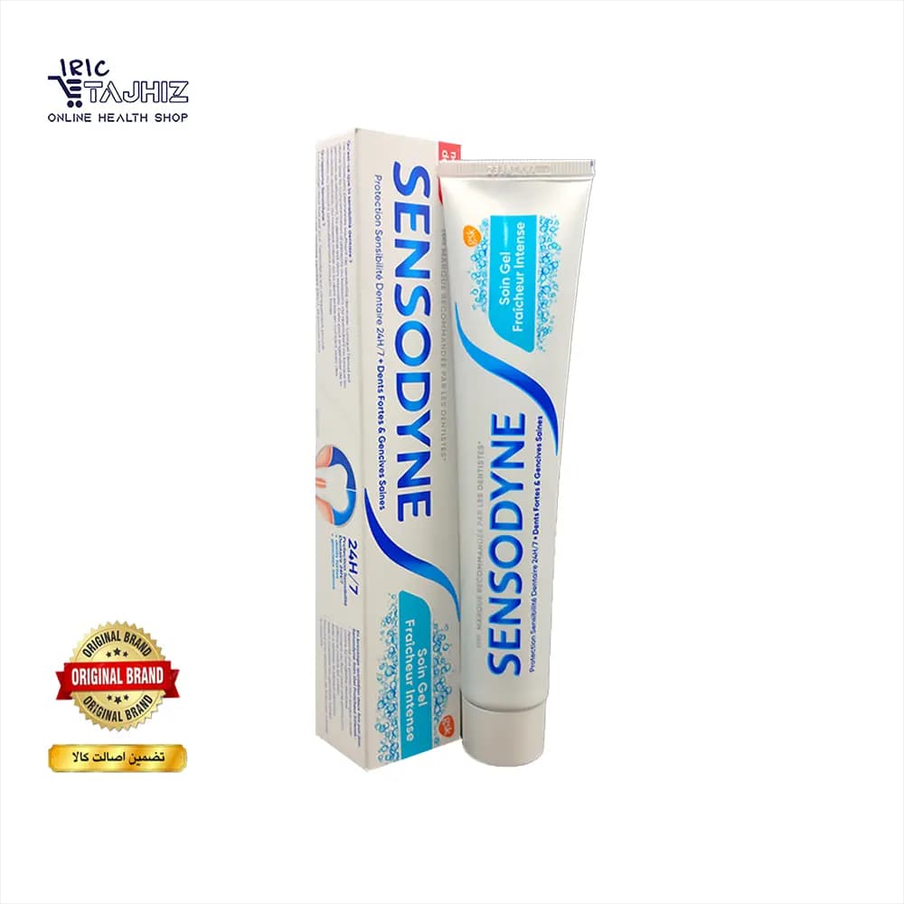 خمیر دندان ژله ای سنسوداین اصل مدل Soin Gel Fraicheur Intense — تصویر ۳