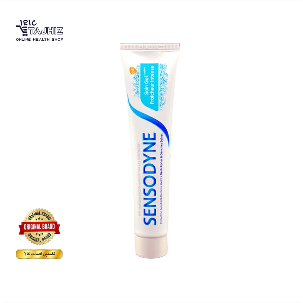 خمیر دندان ژله ای سنسوداین اصل مدل Soin Gel Fraicheur Intense — تصویر ۴
