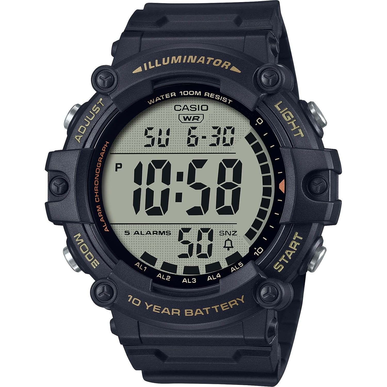 ساعت مچی مردانه کاسیو مدل AE-1500WHX-1AVDF — تصویر ۹