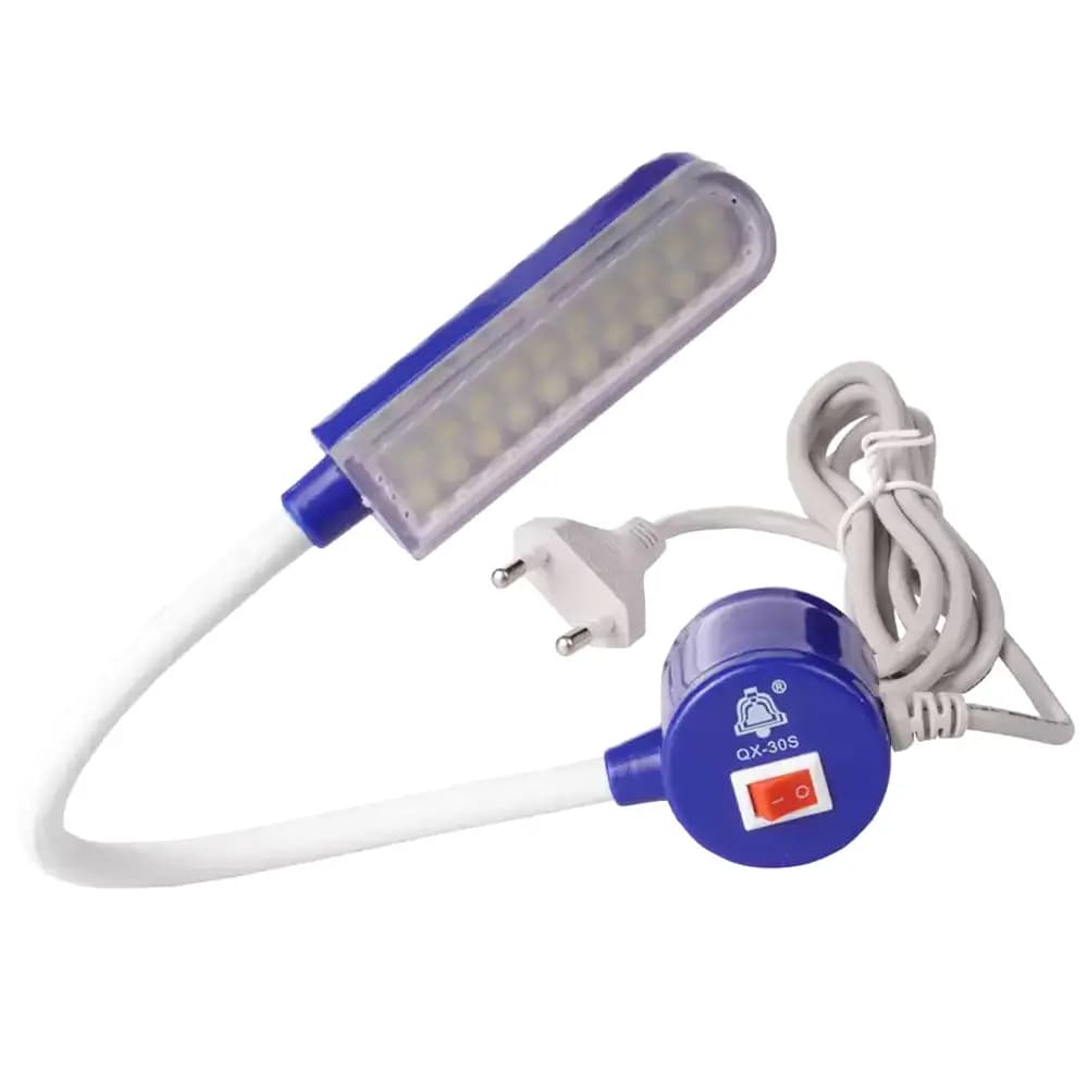 چراغ چرخ خیاطی LED اهنربایی 30 ردیفه فنری — تصویر ۴