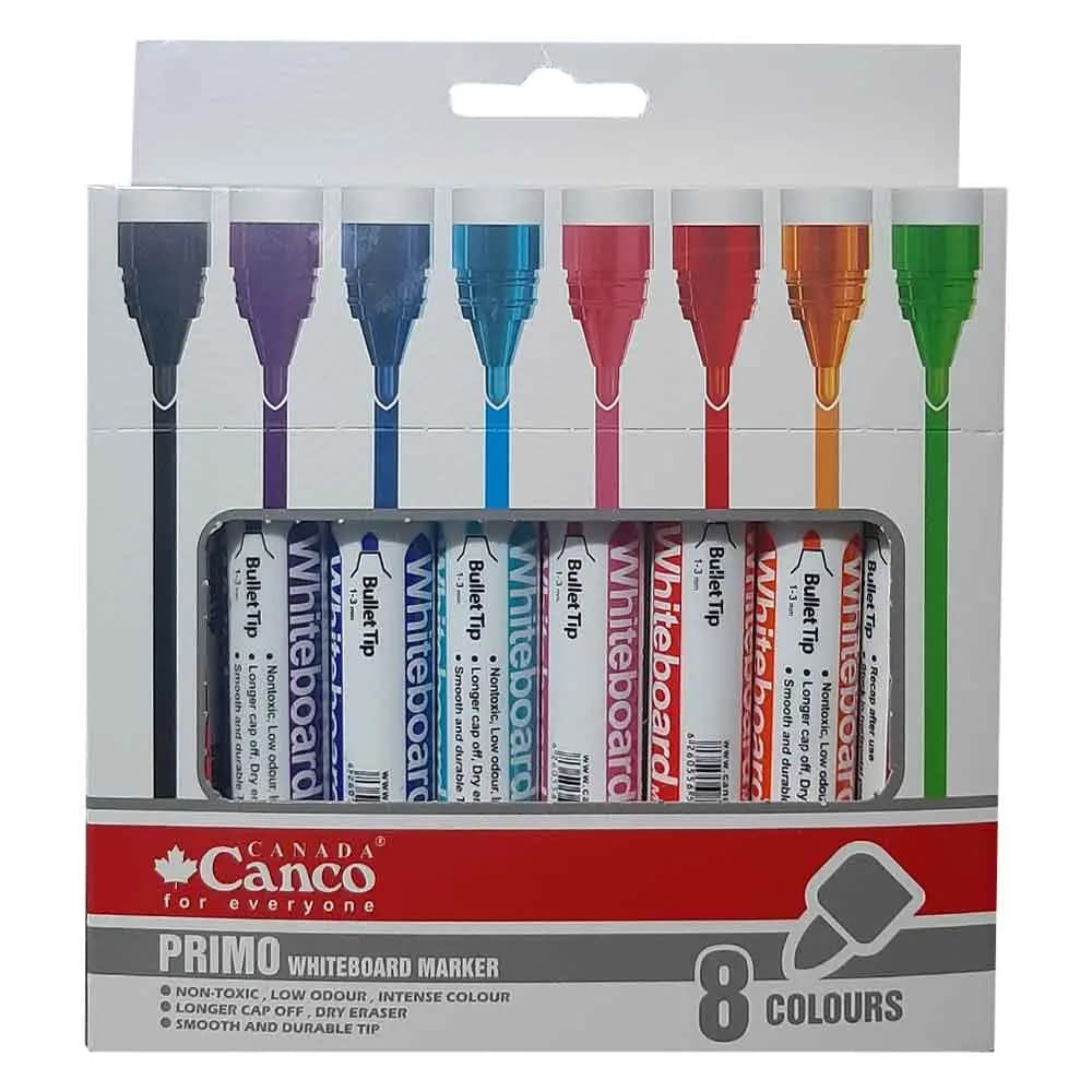 ماژیک وایت برد 8 رنگ کنکو مدل Canco Primo — تصویر ۲