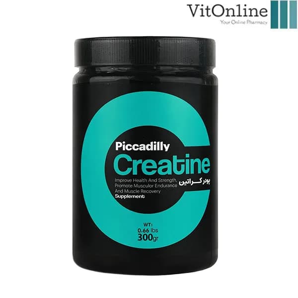 پودر کراتین مونوهیدرات پیکادیلی 300 گرم — تصویر ۶