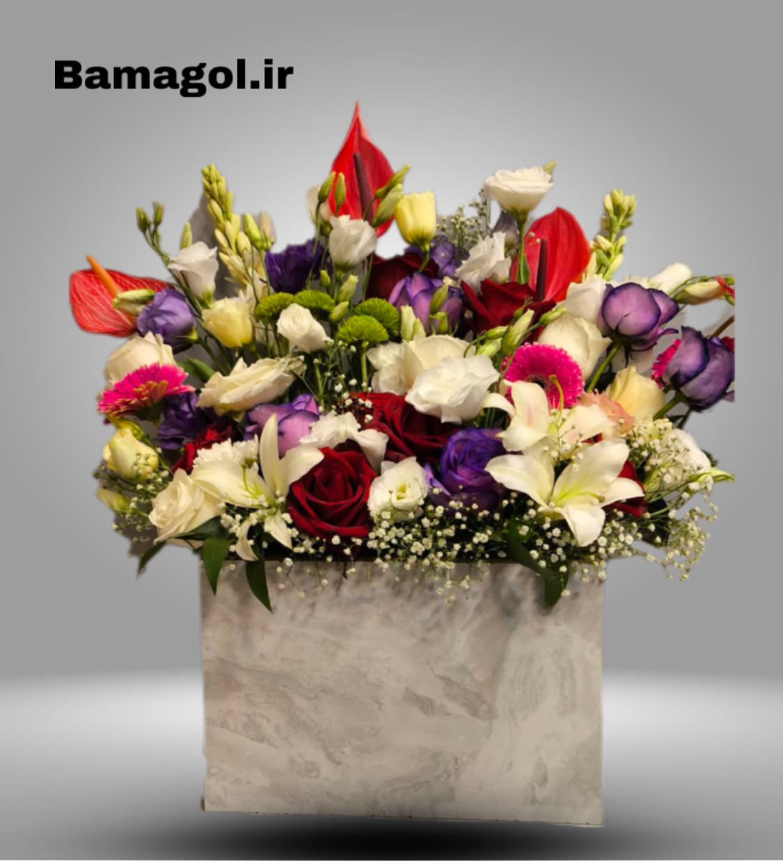 باکس تبریک طرح سنگ کد 601 — تصویر ۲