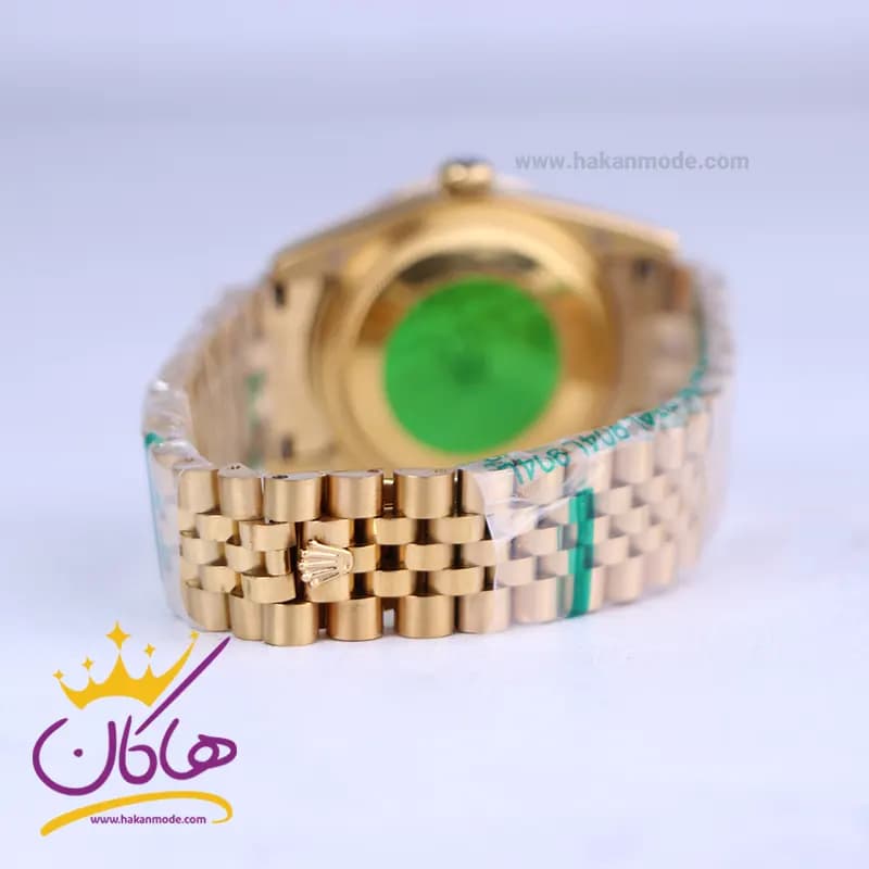 ساعت رولکس مردانه فلزی دیت جاست طلایی 4043/48 — تصویر ۴