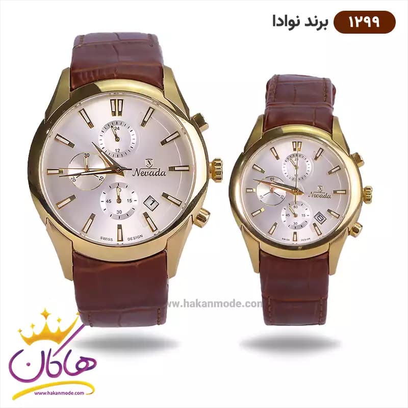 ساعت نوادا بند چرمی کرنوگراف 1299 ست