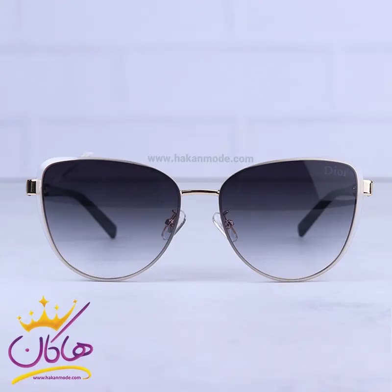 عینک آفتابی دیور زنانه فریم پروانه ای فلزی 5G02/1