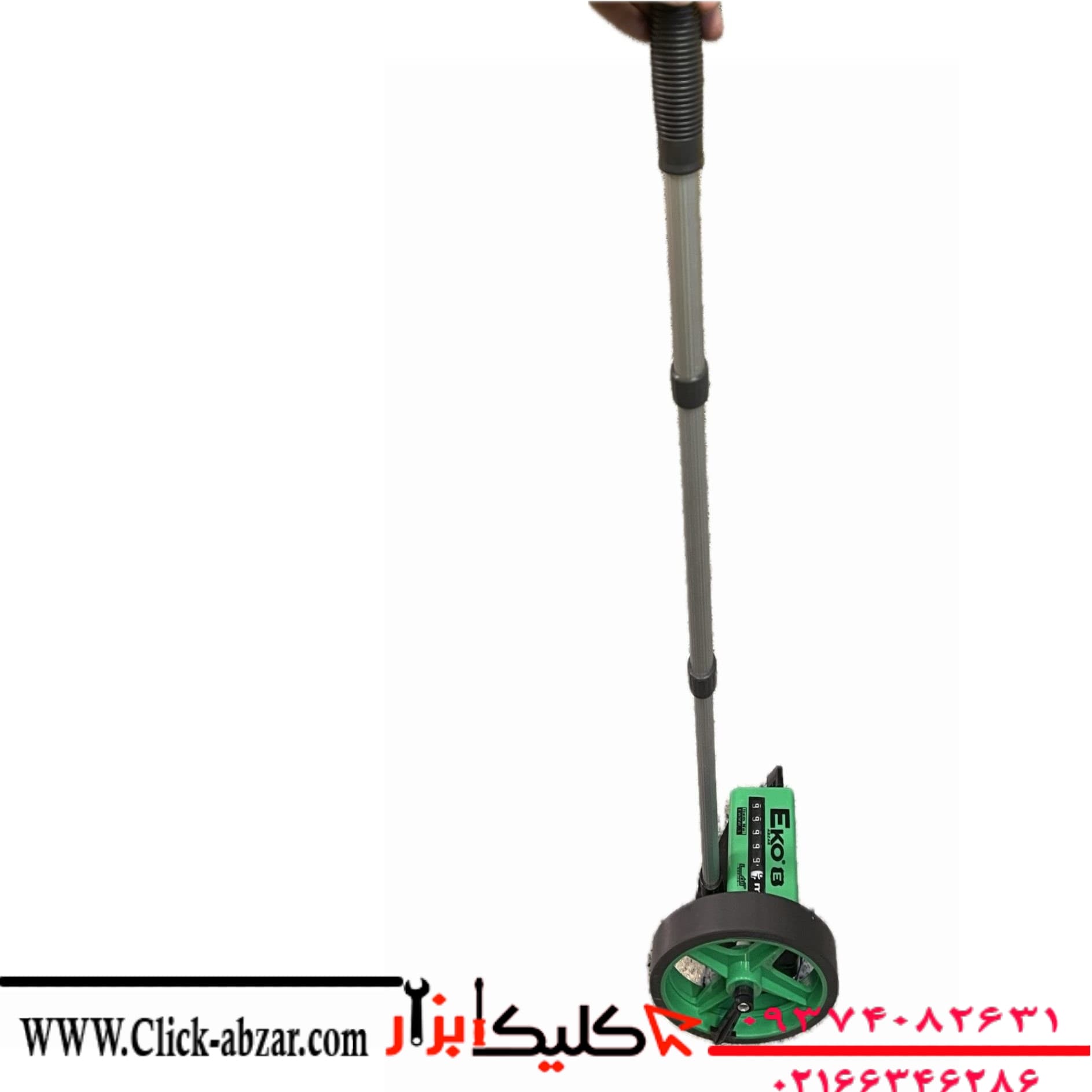 متر چرخدار مینی دسته کشویی 16 سانتیمتر آلفا مدل EWMW-3