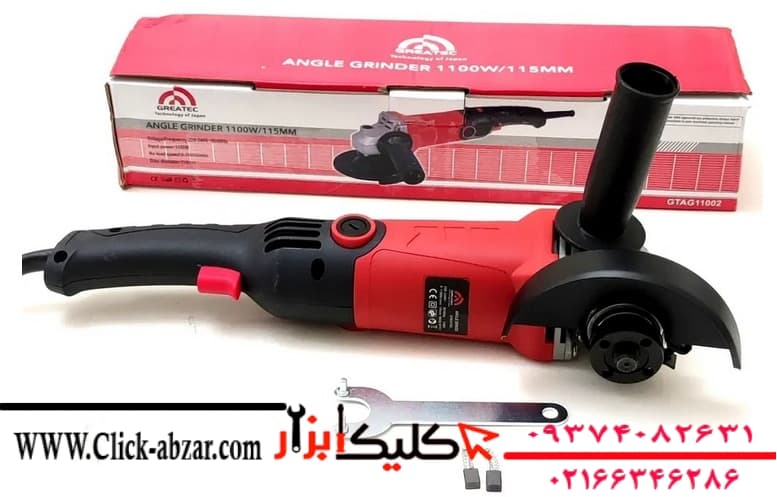 مینی فرز گریتک مدل GTAG11002 ظرفیت ۱۱۰۰ وات دیمر دار