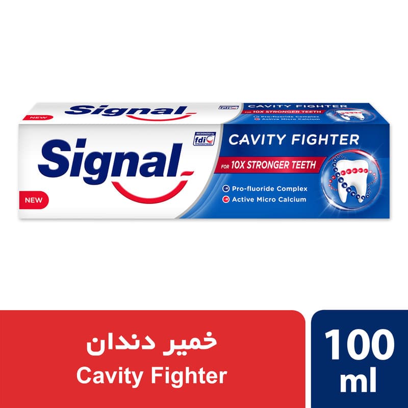 خمیر دندان ضد پوسیدگی سیگنال مدل Original حجم 100 میلی لیتر — تصویر ۲