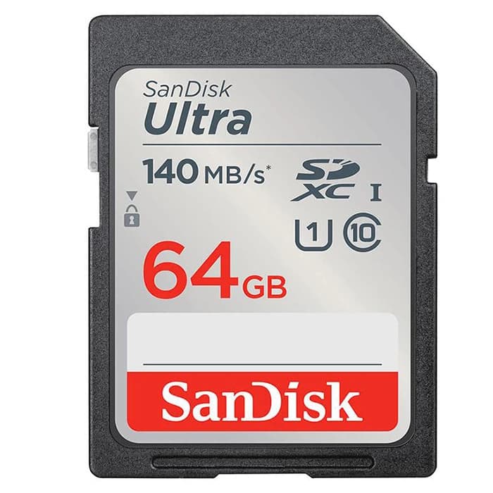 کارت حافظه سن دیسک SDXC مدل Sandisk 64GB 140MB/s