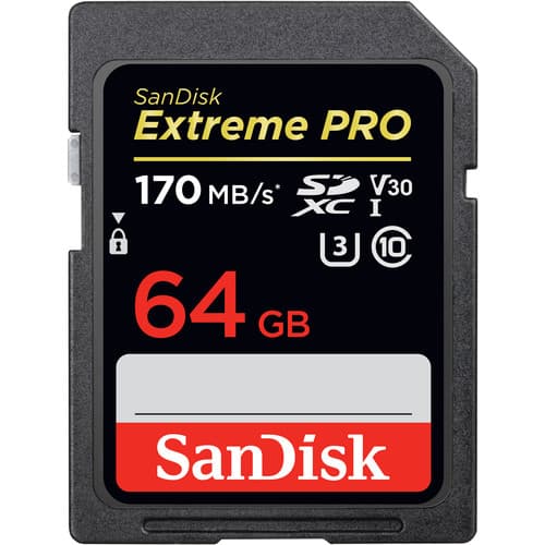 کارت حافظه SDXD سن دیسک Sandisk 64GB 170mb/s