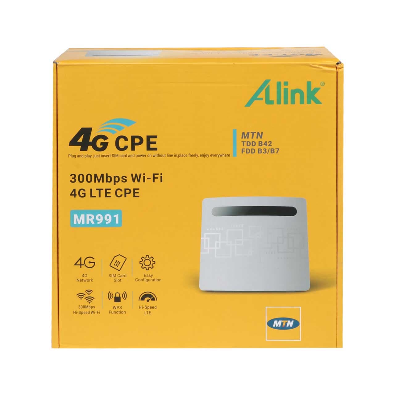 مودم سیم کارتی رومیزی TD-LTE/4G Alink مدل MR991 دست دوم — تصویر ۸