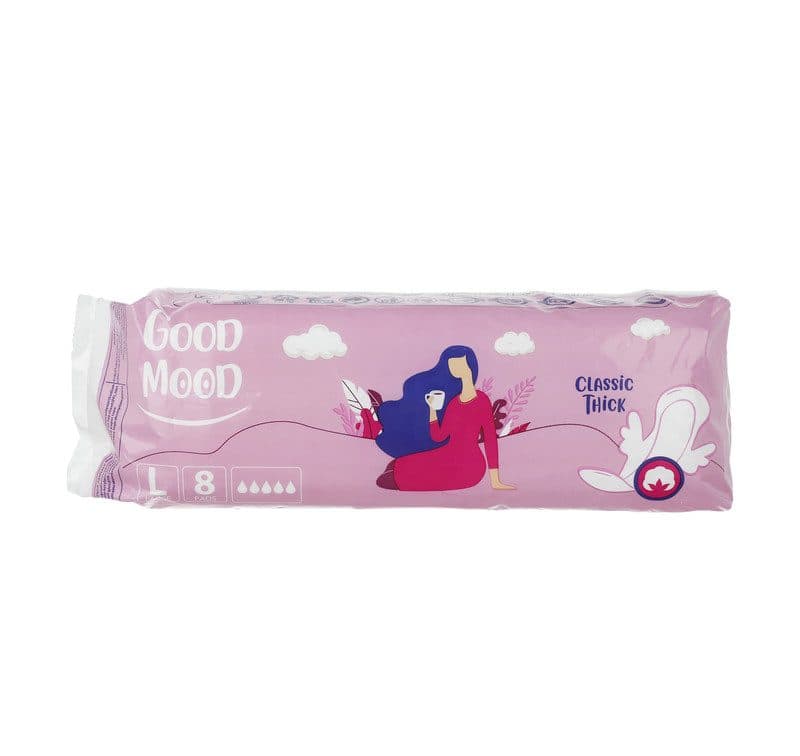 نوار بهداشتی گود مود مدل classic thick بسته 8 عددی — تصویر ۸