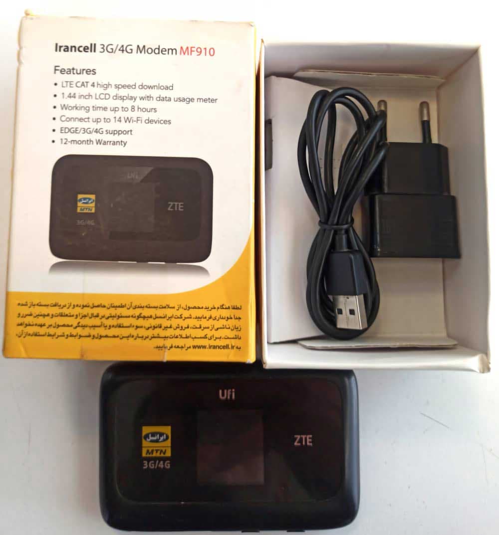 مودم همراه 4G ایرانسل مدل MF910 — تصویر ۱۲