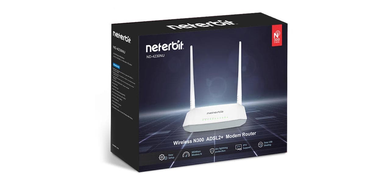 مودم روتر +ADSL2 نتربیت مدل Neterbit ND-4230NU — تصویر ۱۱