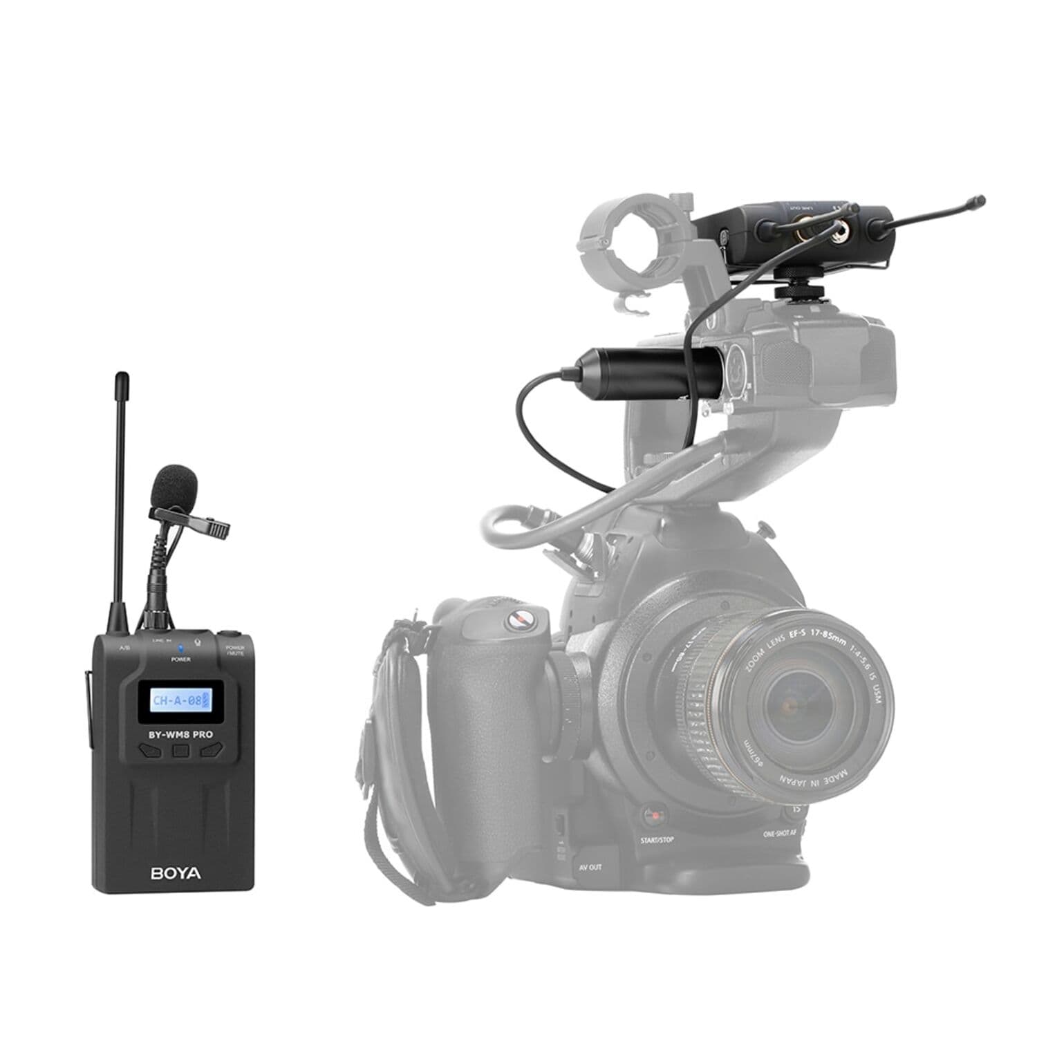 میکروفن بیسیم بویا BY-WM8 Pro-K1 — تصویر ۵