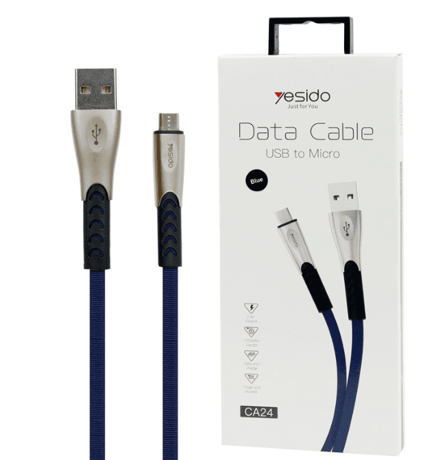 کابل تبدیل USB به microUSB یسیدو مدل Ca24 طول 1.2 متر — تصویر ۱۰