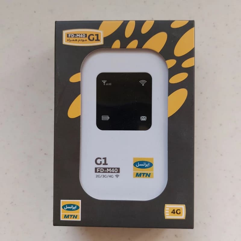 مودم سیم کارتی 4G LTE قابل حمل ایرانسل مدل FD-M40 G1 گارانتی ایرانسل — تصویر ۱۰