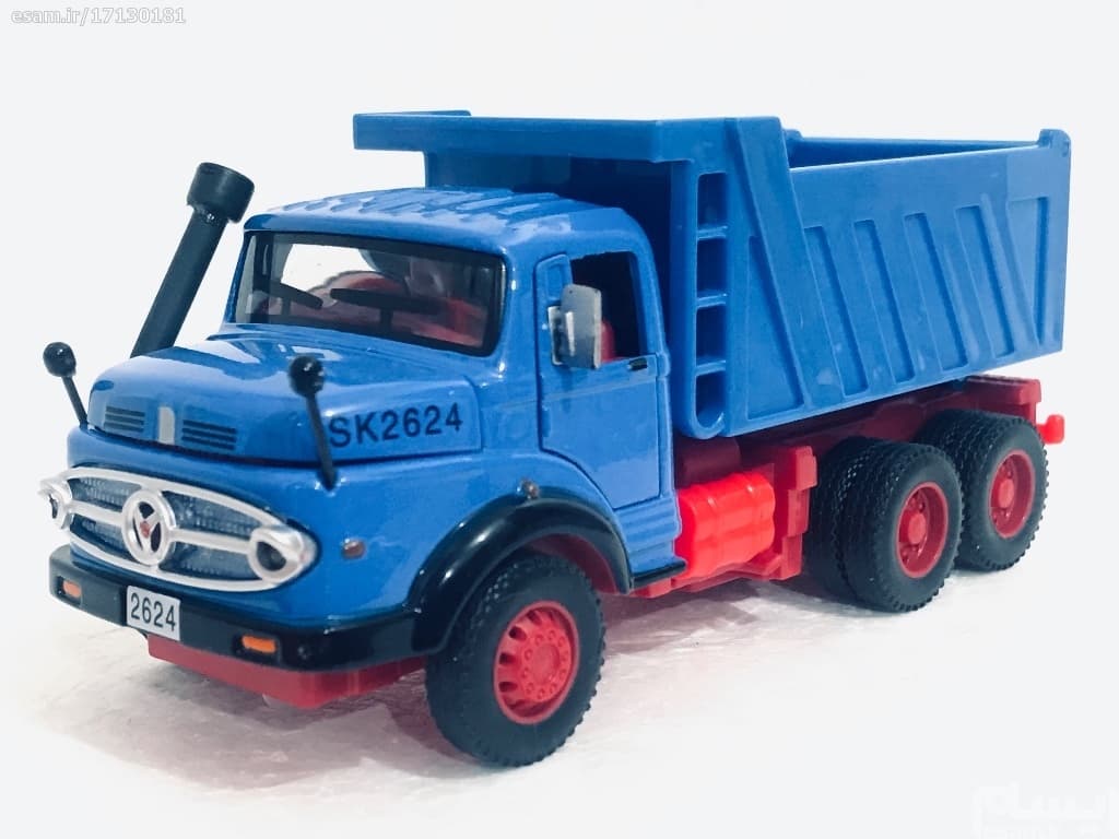 ماکت کامیون فلزی کمپرسی بنز مایلر Benz SK2624 کد 107 — تصویر ۱۱