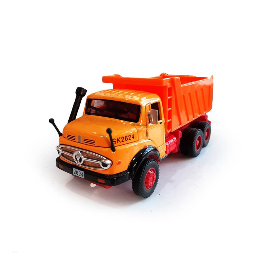 ماکت کامیون فلزی کمپرسی بنز مایلر Benz SK2624 کد 107