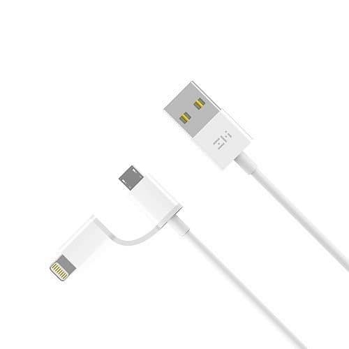 کابل zmi تبدیل USB به lighting‬‏/microUSB مدل AL801