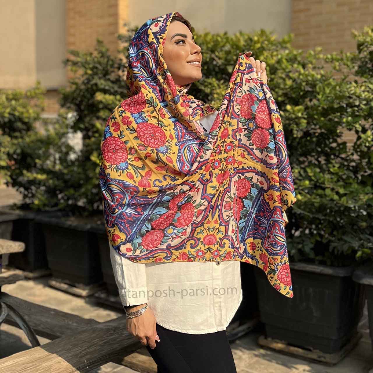 شال نخی زنانه کد 17 — تصویر ۲