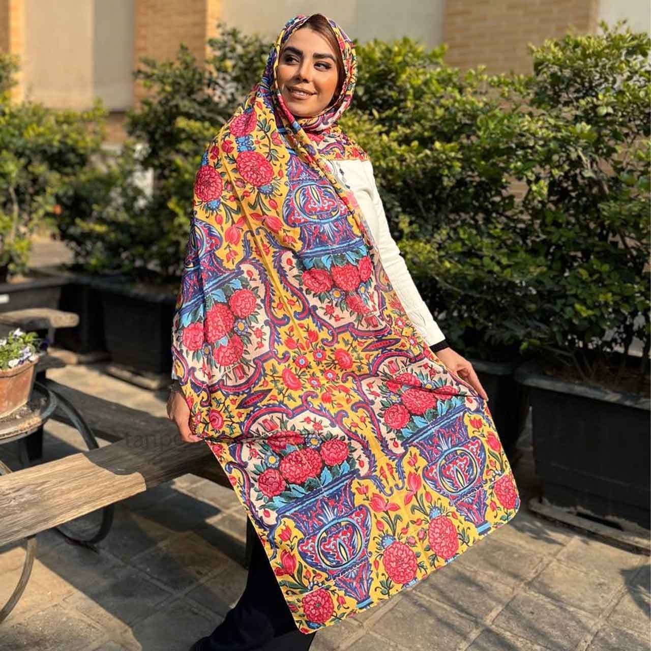 شال نخی زنانه کد 17 — تصویر ۳