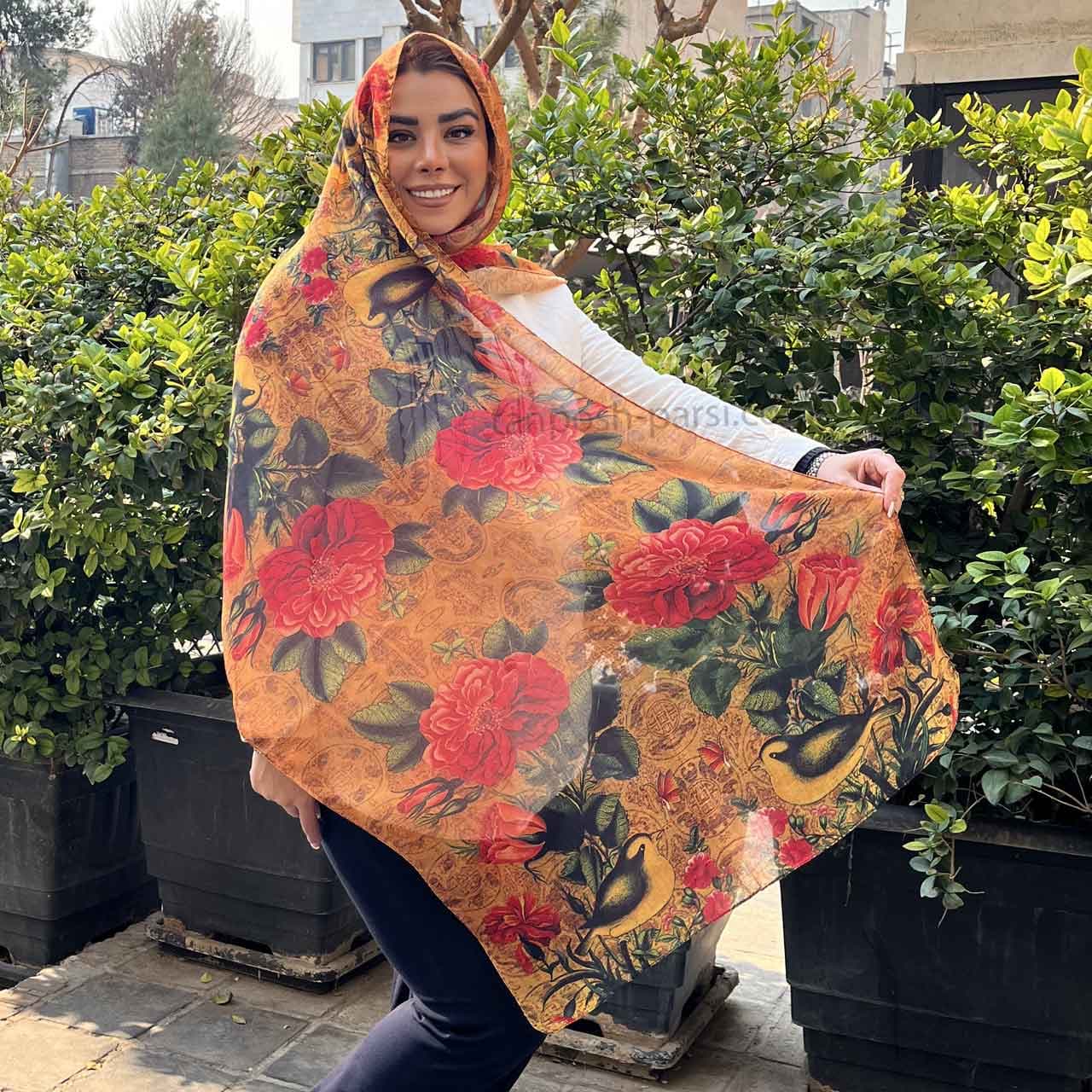 شال نخی زنانه کد 14 — تصویر ۲
